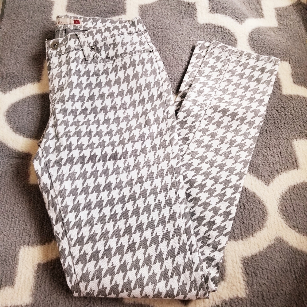 Gray Houndstooth Jean's by GJG